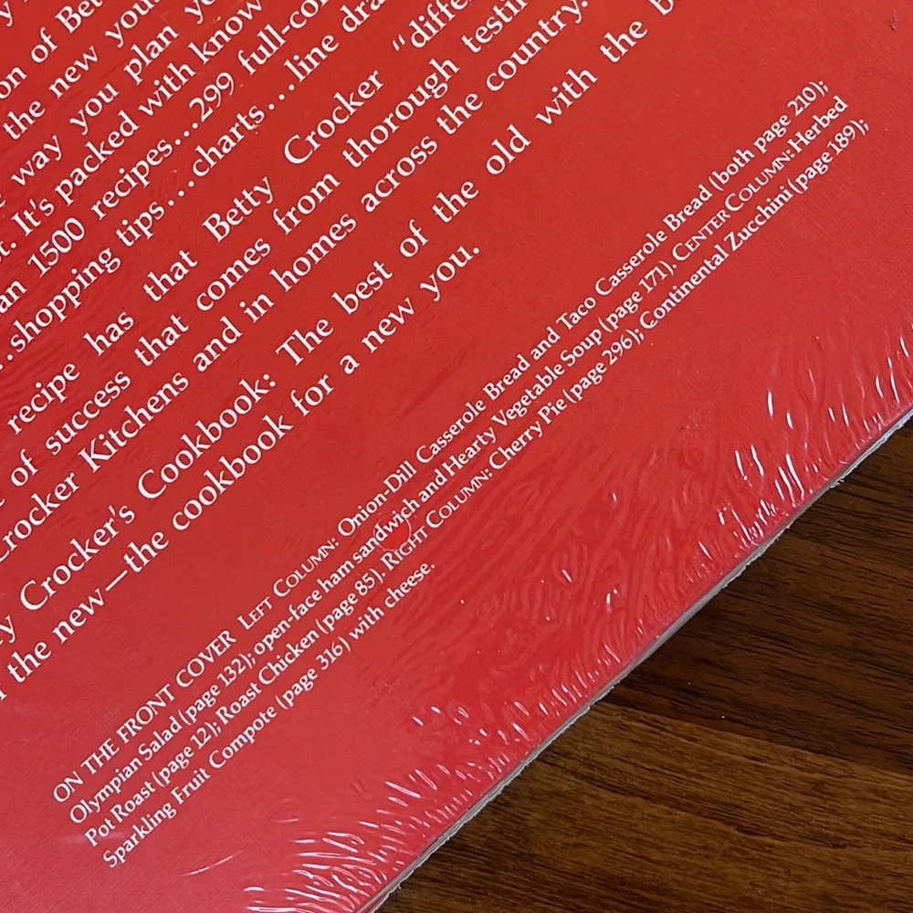 VINTAGE SEALED BETTY CROCKER'S COOKBOOK - WHITE SPIRAL BOUND - COLLECTIBLE! - Picture 6 of 9